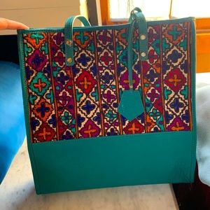 Colorful tote shoulder bag NEW